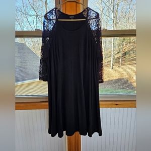 Torrid Lace Raglan Sleeve Dress